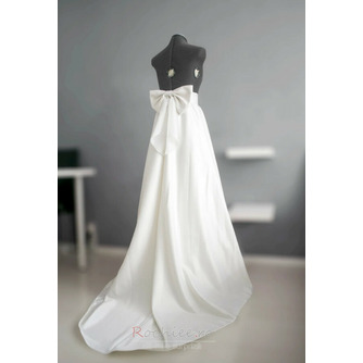 cu fundita mare Fusta de mireasa fusta satin de nunta Rochie de mireasa separat Fusta personalizata - Pagină 1