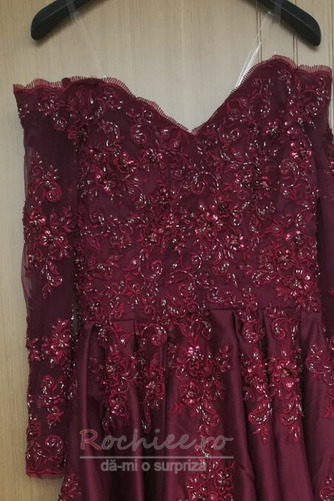 Rochie de seara Fara spate Mâneci lungi Iluzia mâneci Matura - Pagină 5